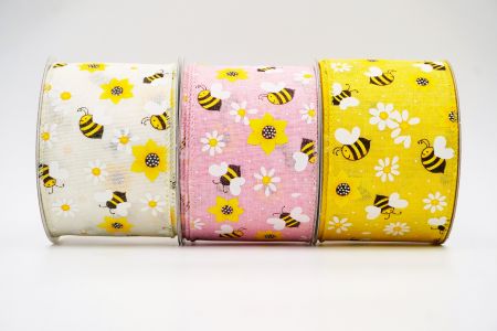 Tavaszi virág méhekkel gyűjtemény szalag_KF7564